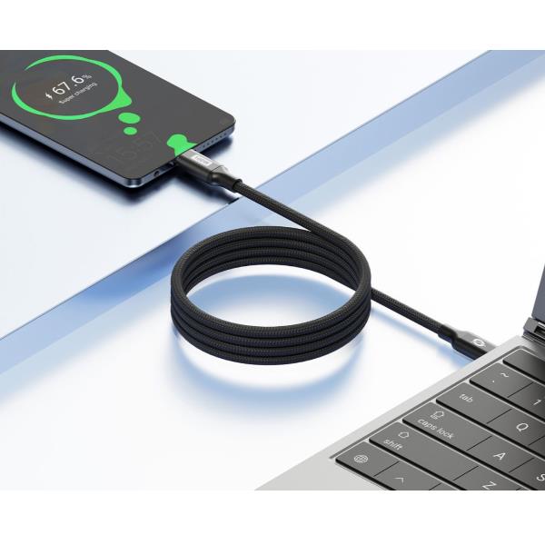 Cavo Dati USB-C Conceptronic USB 2.0 Magnetico 1,2m Maschio-Maschio - SKU: ETTA09B12 - Immagine 5