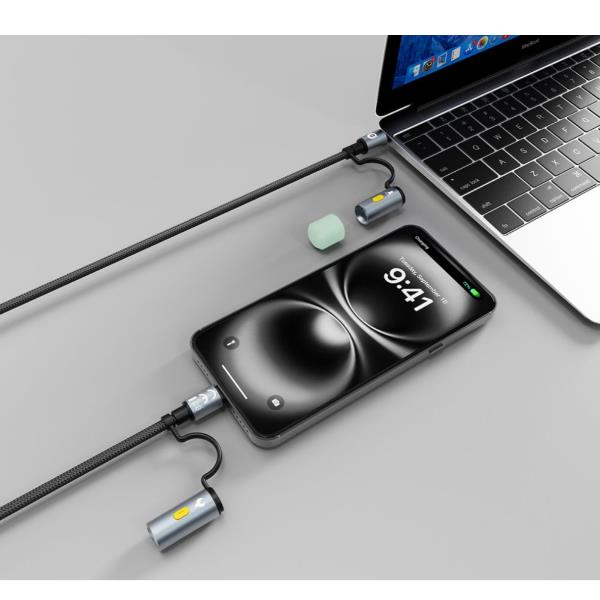 Conceptronic 4-IN-1 USB 2.0 CABLE WITH LED LIGHT - CAVI COMPUTER / MOBILE - immagine 5