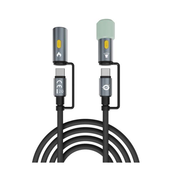 Conceptronic 4-IN-1 USB 2.0 CABLE WITH LED LIGHT - CAVI COMPUTER / MOBILE - immagine 10
