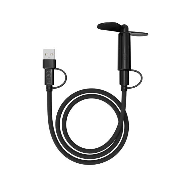 Cavo USB-C a USB-C Conceptronic 4-in-1 con Mini Ventola, 1,5m - SKU: ETTA11B15 - Immagine 9