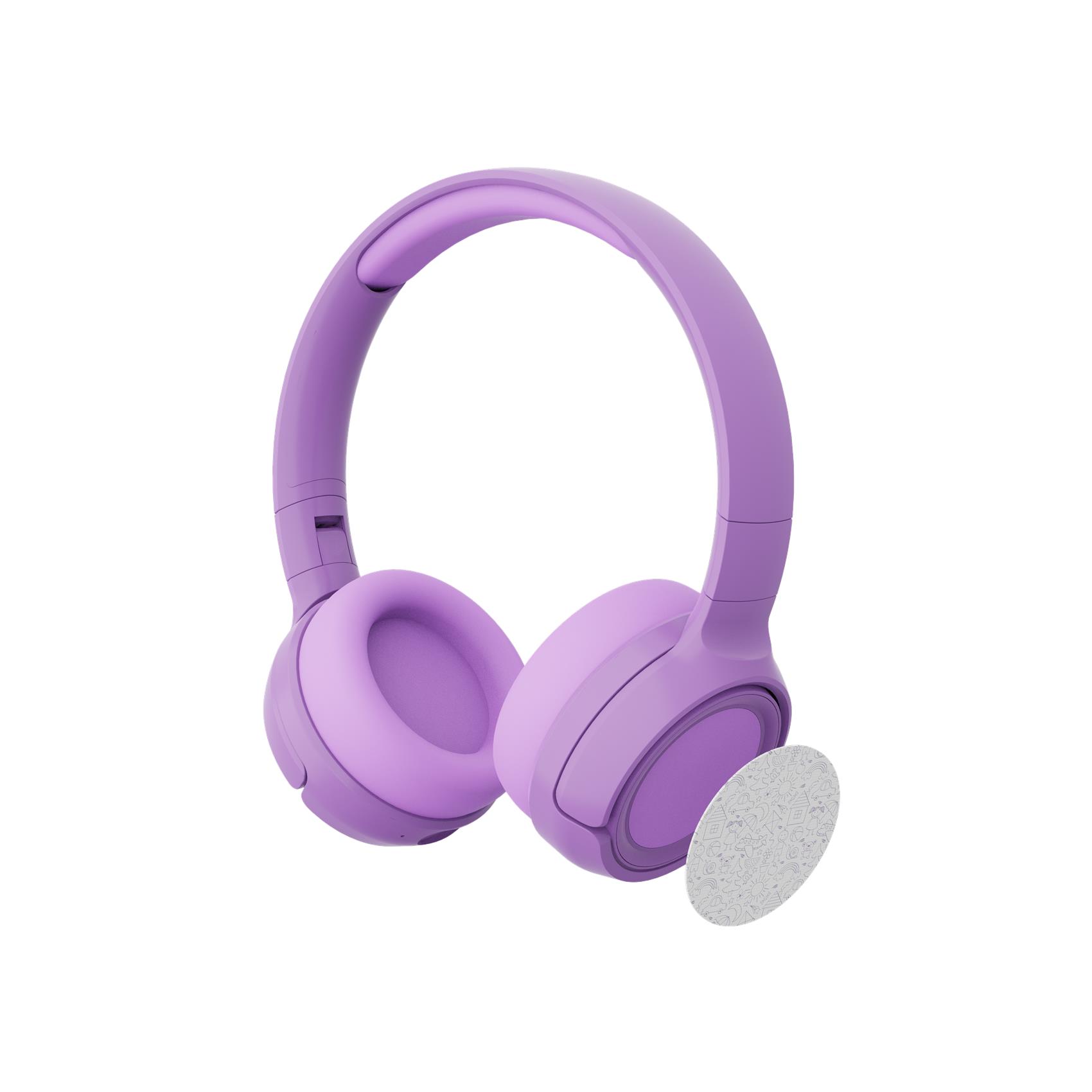 Cuffie Wireless Celly KIDSWRLSBEAT Kids con Microfono e USB-C Viola - SKU: KIDSWRLSBEATVL