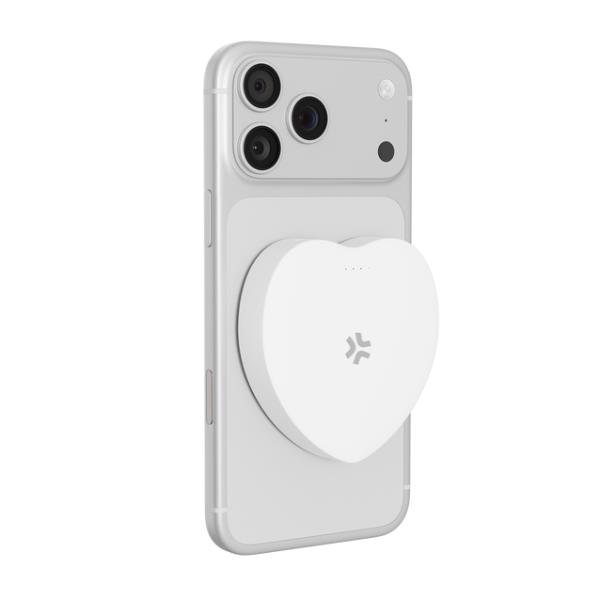 Celly MAGPBHEART3000W - 5W Wireless Powerbank 3000 mAh - Power bank