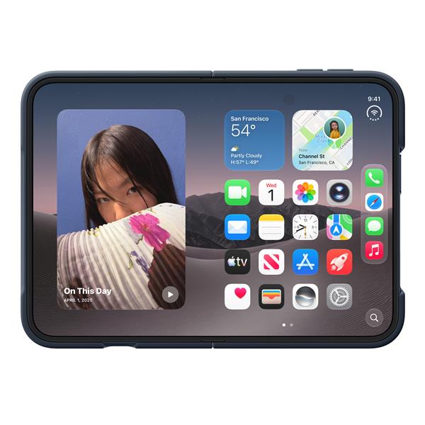Cover Apple Custodia per iPhone Duo in Poliestere Blu Marino - SKU: MKR84ZM/A - Immagine 4