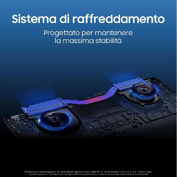 Notebook Samsung Galaxy Book6 Pro 16" Touch Intel Core Ultra 7 32GB 1TB - immagine 14