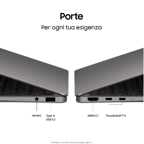 Notebook Samsung Galaxy Book6 Pro 16" Touch Intel Core Ultra 7 32GB 1TB - immagine 8