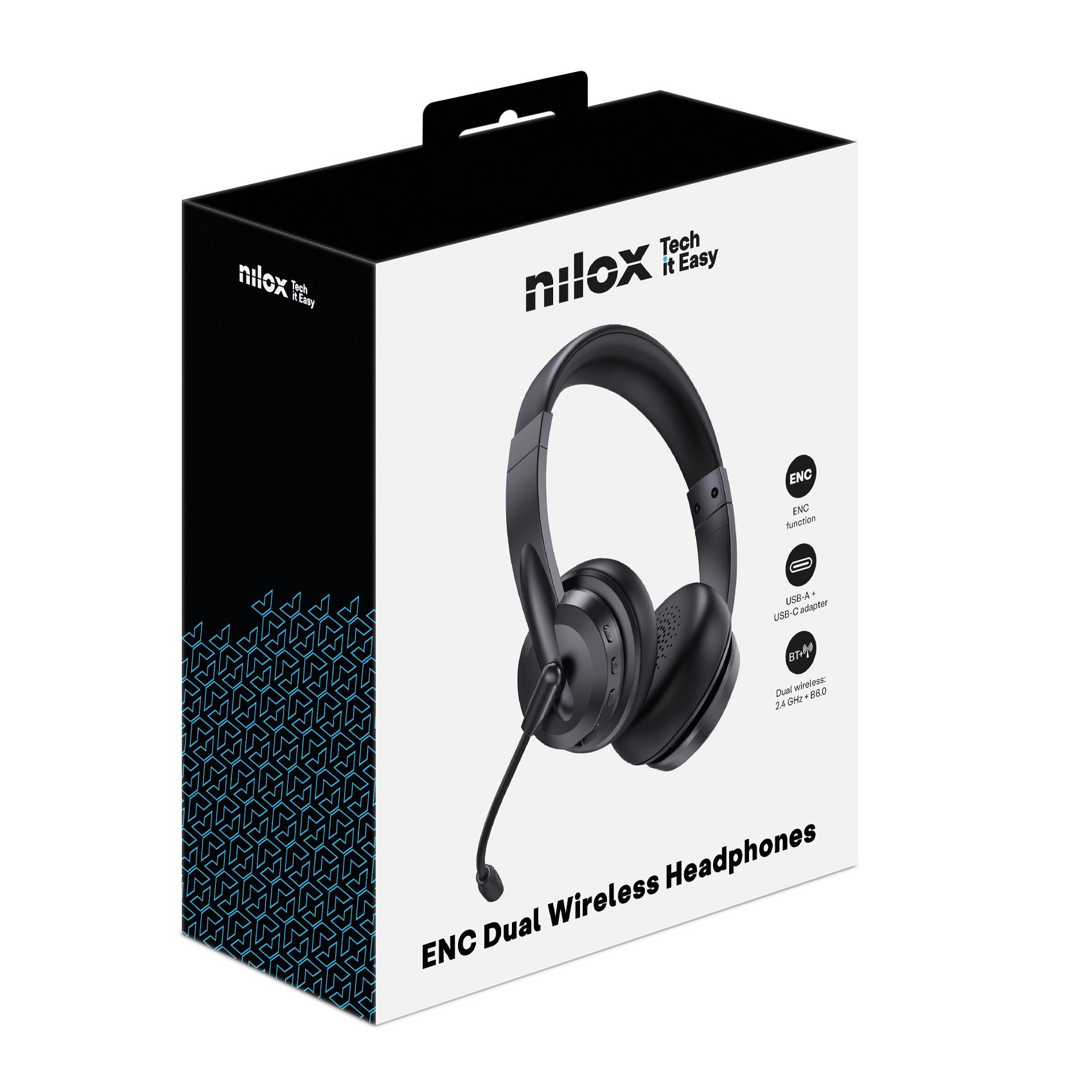 Nilox HEADPHONES DUAL CONNECT ENC - Cuffie e Auricolari - immagine 6