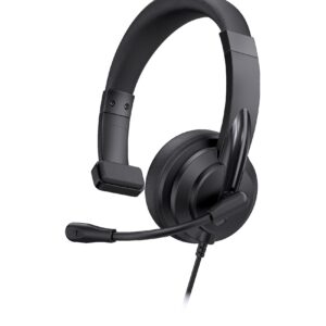 Nilox HEADPHONES MONO ENC USB-C/USB-A - Cuffie e Auricolari