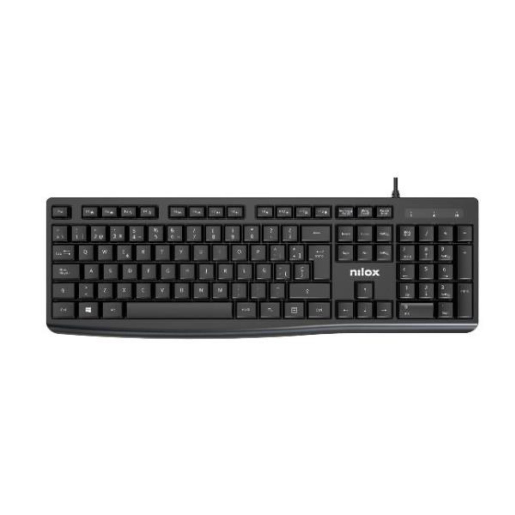 Tastiera Nilox Tech USB Italiana 1.5 Metri