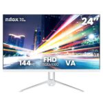 Nilox MONITOR 24 VA 144HZ BIANCO – Monitor Desktop