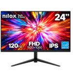 Nilox TECH – Monitor 24″ 120Hz/IPS/Multimedia/Full HD/HDMI/VGA/ENERGY STAR – Monitor Desktop