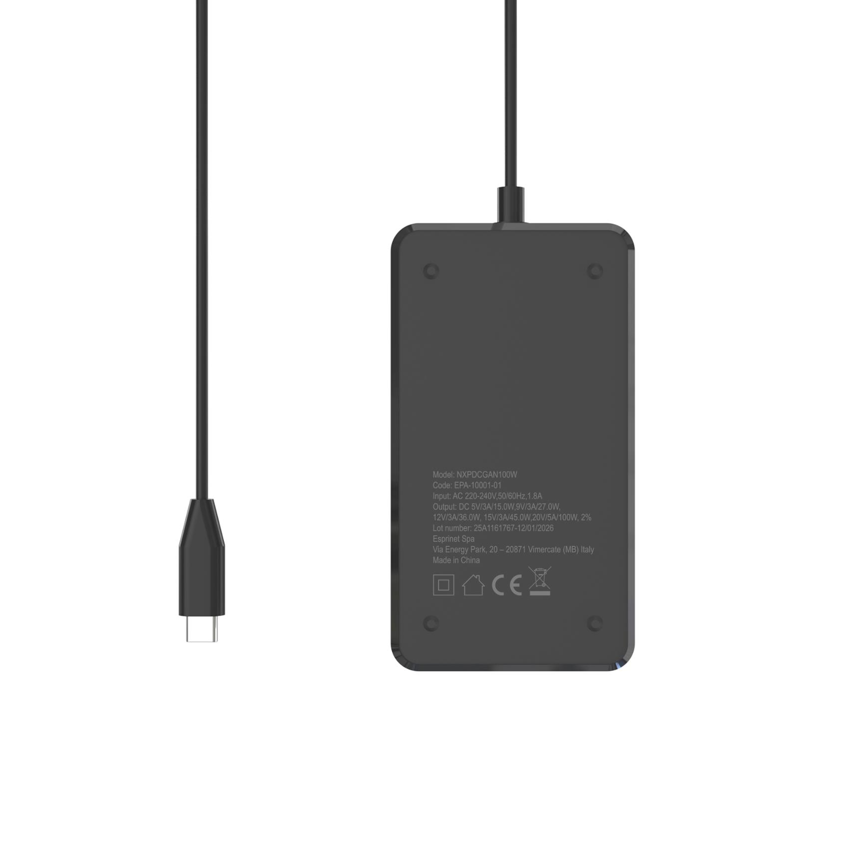 Nilox TECH - 140W Laptop charger GaN USB-C - Accessori Notebook - SKU: NXPDCGAN140W - Immagine 5