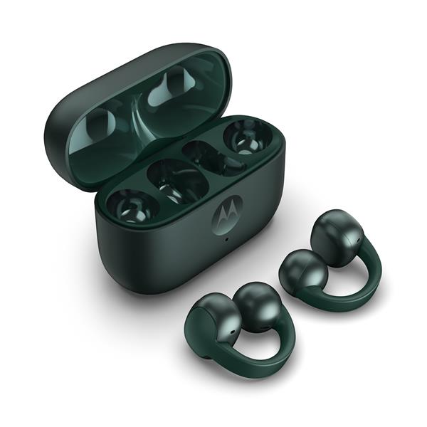 Auricolari Bluetooth Motorola Moto Buds Loop Green con Noise Canceling - immagine 5