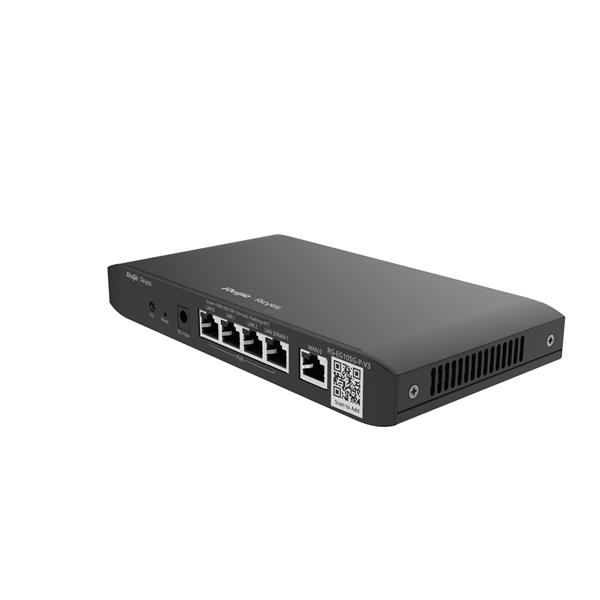 Router Stand-Alone Ruijie Networks Cloud PoE 5 Porte GE 600Mbps 54W - SKU: RG-EG105G-P-V3 - Immagine 4