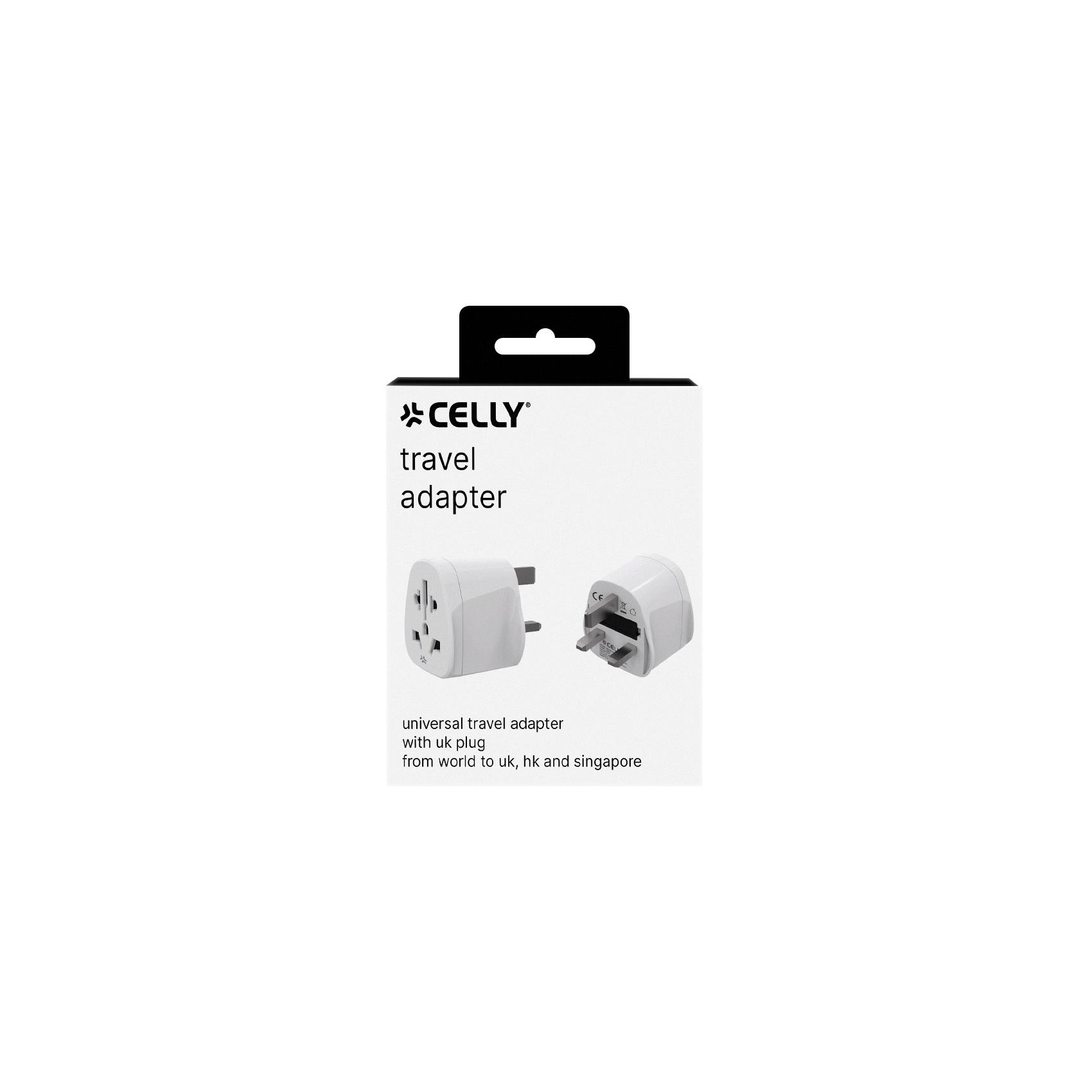 Adattatore Universale Celly Travel Adapter UK con Spina Inglese - immagine 2