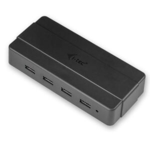 Hub USB I-Tec 4 Porte USB 3.2 Gen 1 5 Gbps con Alimentatore
