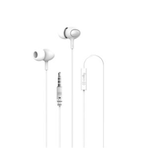 Auricolari Celly UP500 con Microfono Jack 3.5mm Bianco