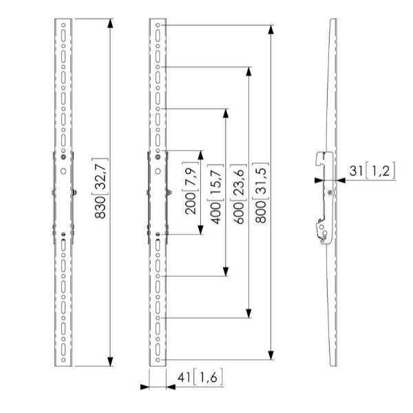 Adattatore Vogels PFS 3208 per Staffe TVMonitor VESA 800 fino a 160 kg - SKU: VOG7232080 - Immagine 2