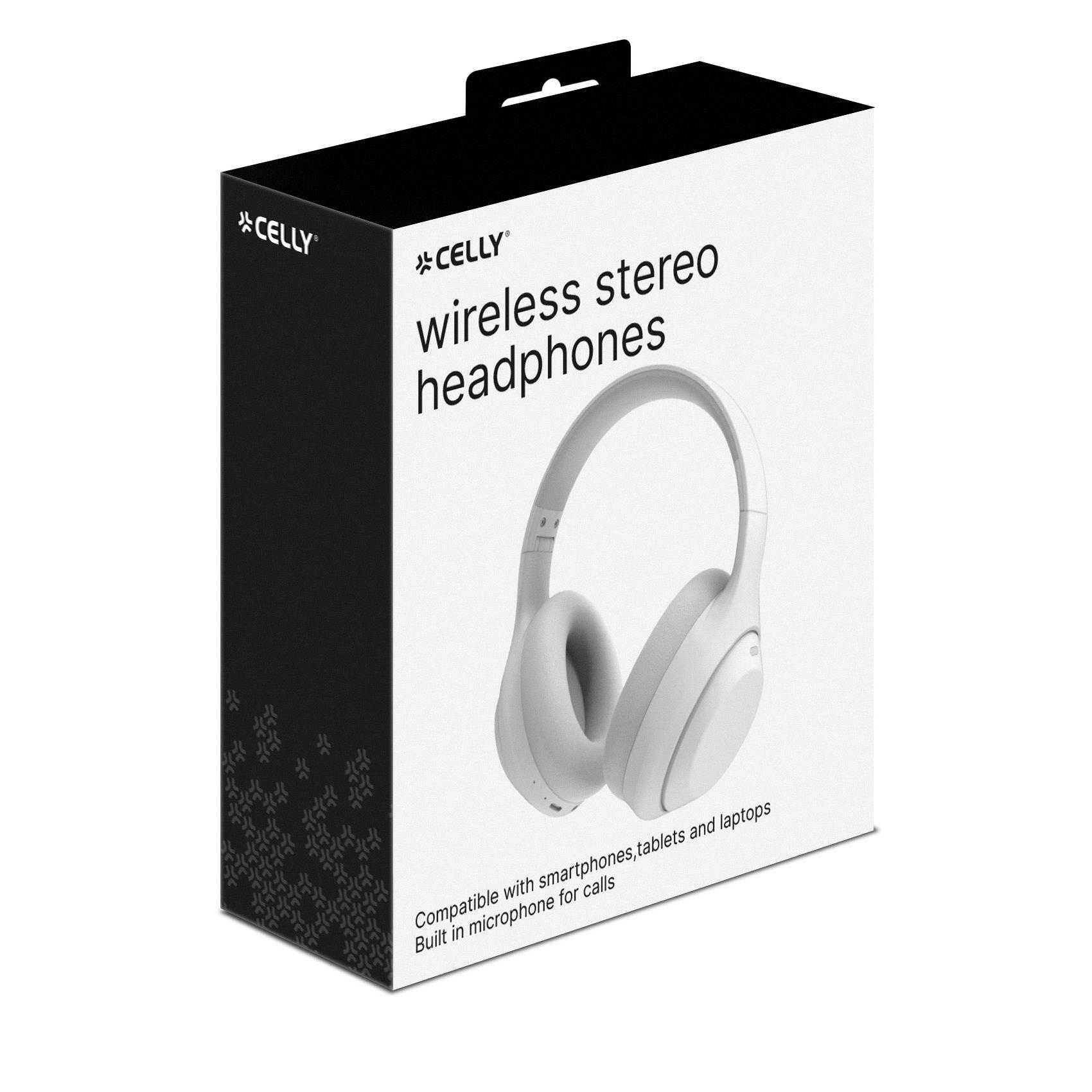 Auricolari Celly Wavebeat Wireless Bianchi USB-C Microfono Integrato - immagine 2